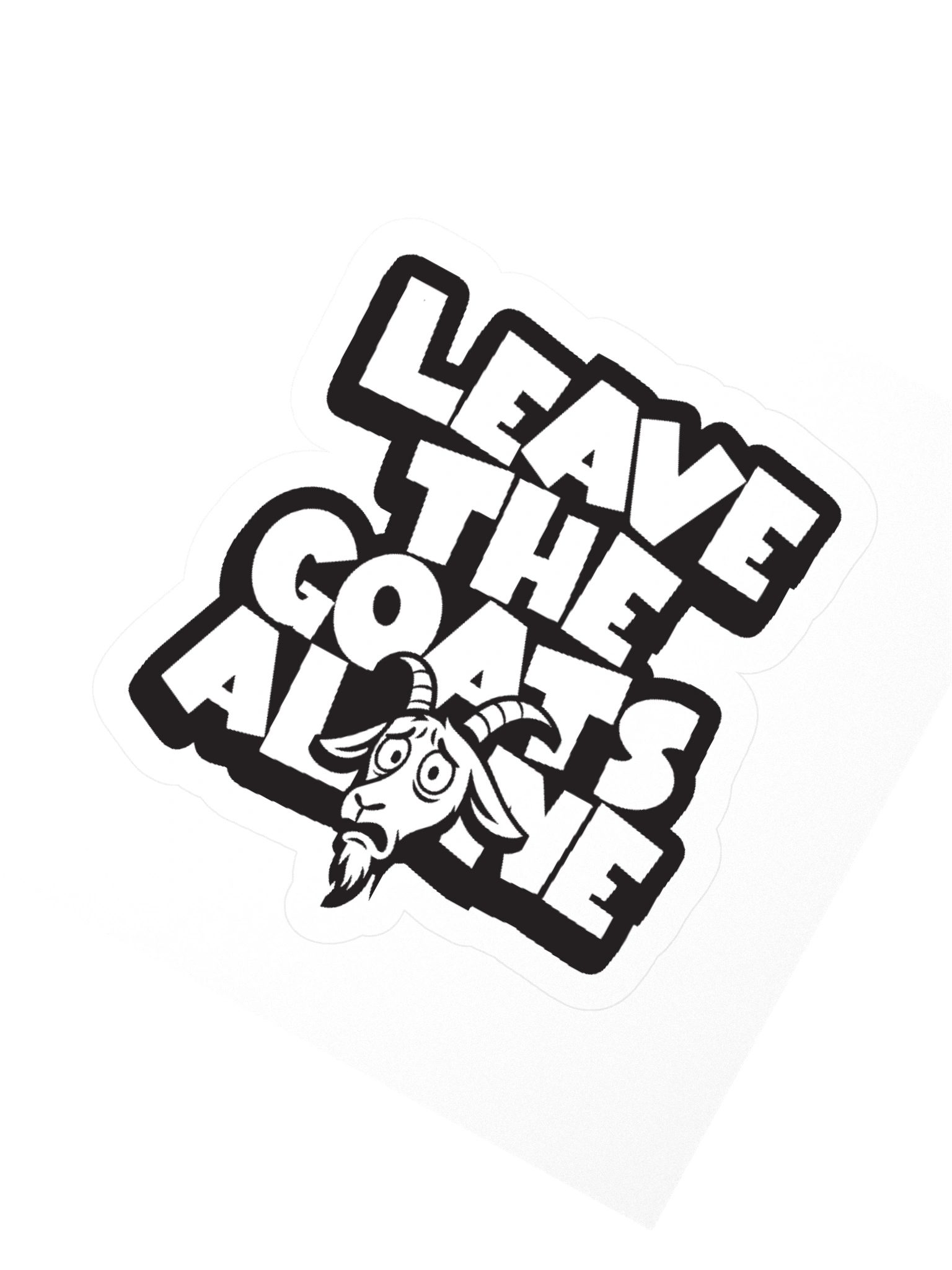Leave the Goats Alone Stickers product image (6)