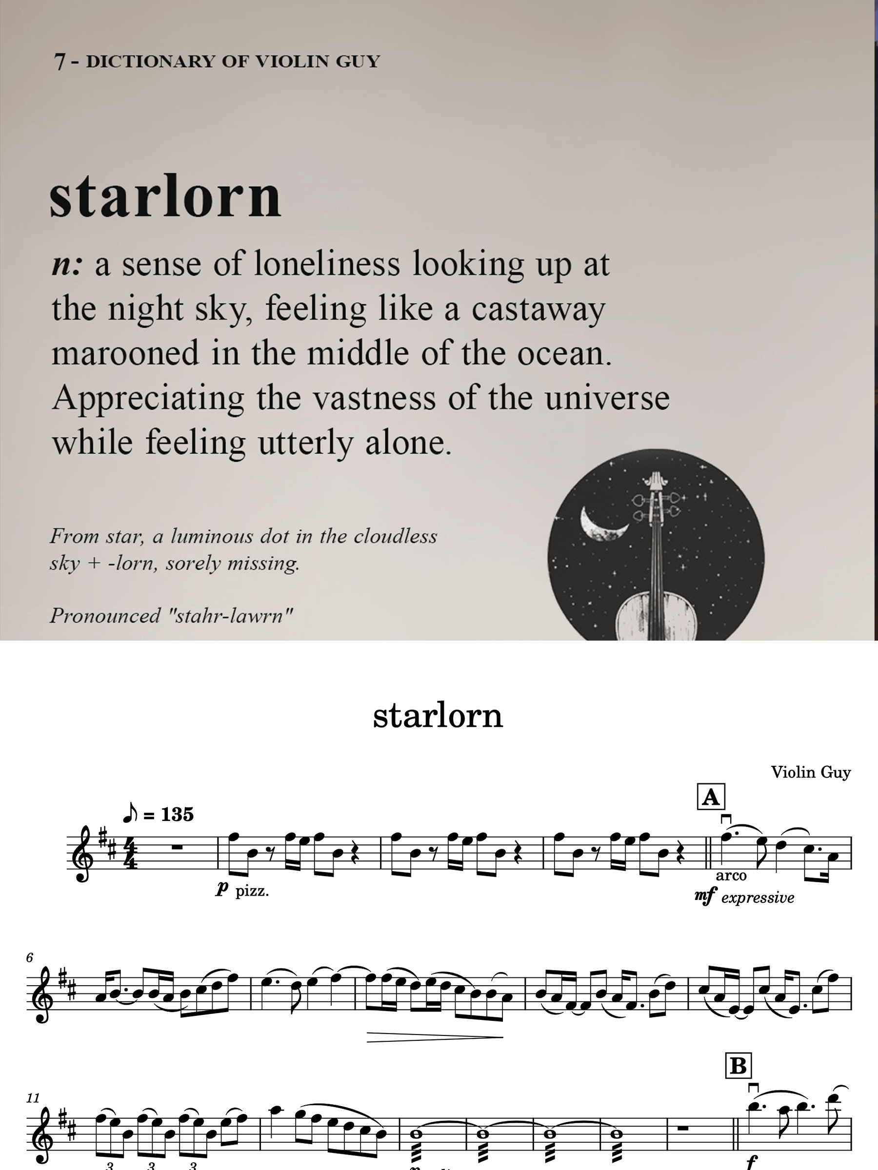 starlorn - Sheet Music product image (1)