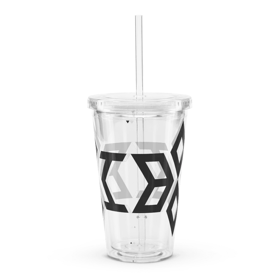 Chill Vibes Snowflake 16 fl oz Clear Double Wall Tumbler product image (4)
