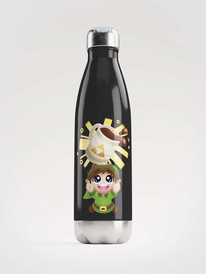 Steel Water Bottle (Coffee Graphic) product image (1)
