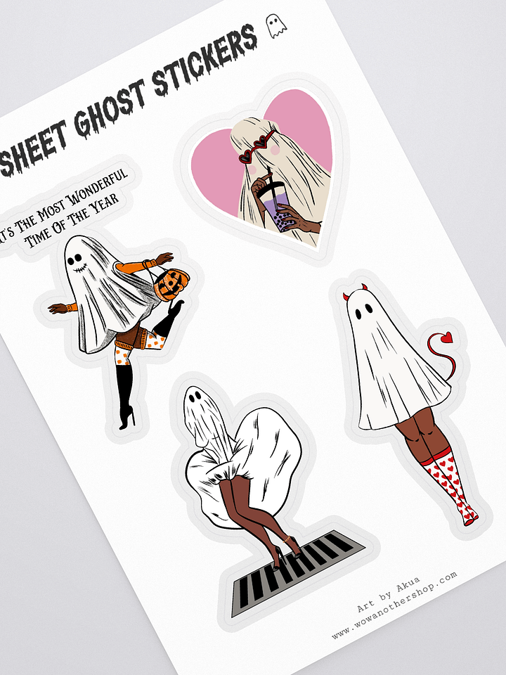 Sheet Ghost Sticker Sheet product image (1)