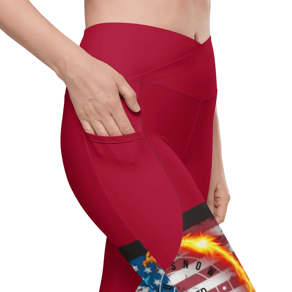 red you matter Leggings w pockets product image (9)