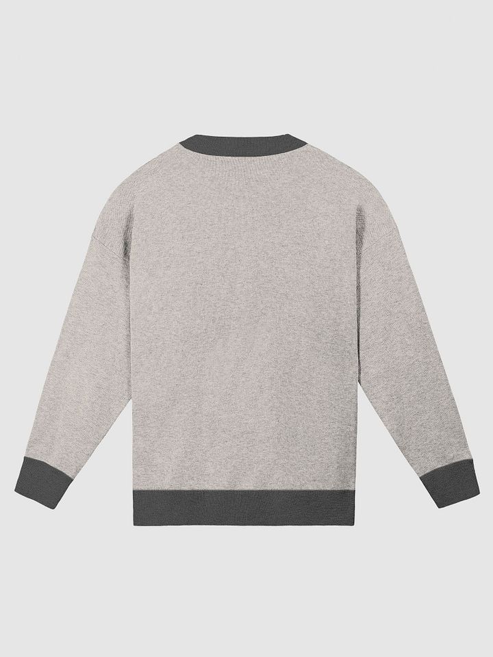 Floral Pekingese Knitted Crewneck Sweater Relaxed Fit product image (7)
