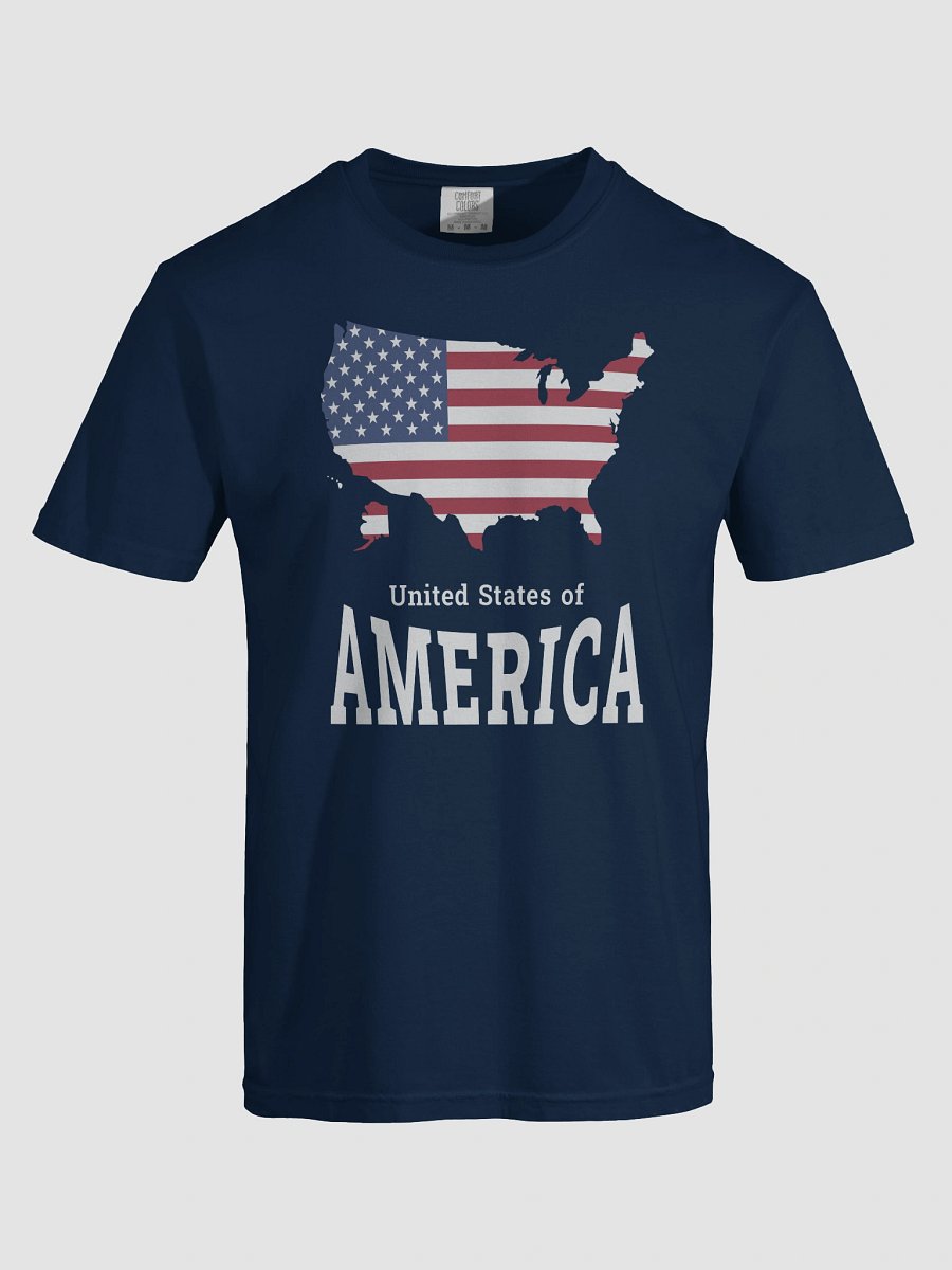USA Independence Day T-shirt, Map of America product image (9)
