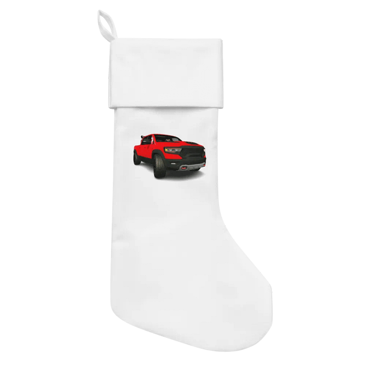 Canadian Flag Pickup Truck Christmas Stocking product image (1)