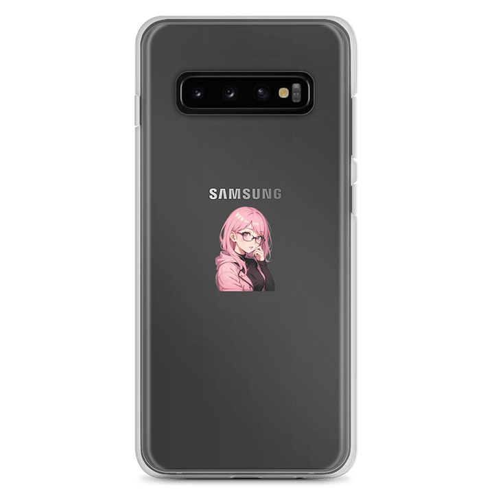 (PINK WAIFU) K Clear Case for Samsung product image (1)