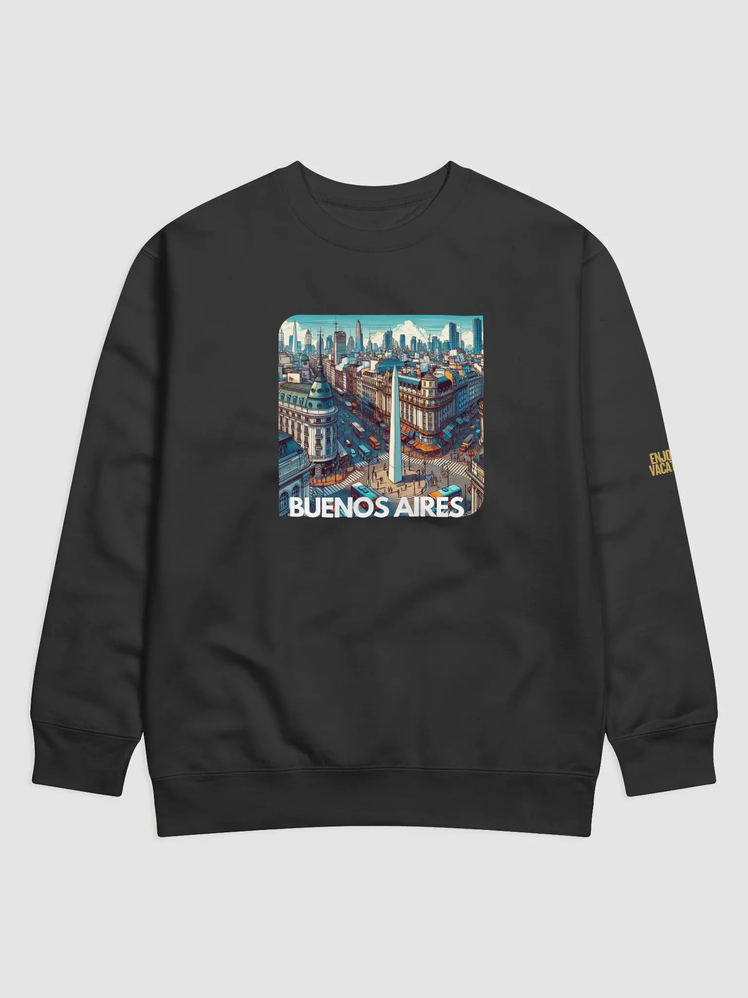 Cotton Heritage Premium Sweatshirt | AI Design Buenos Aires city product image (2)