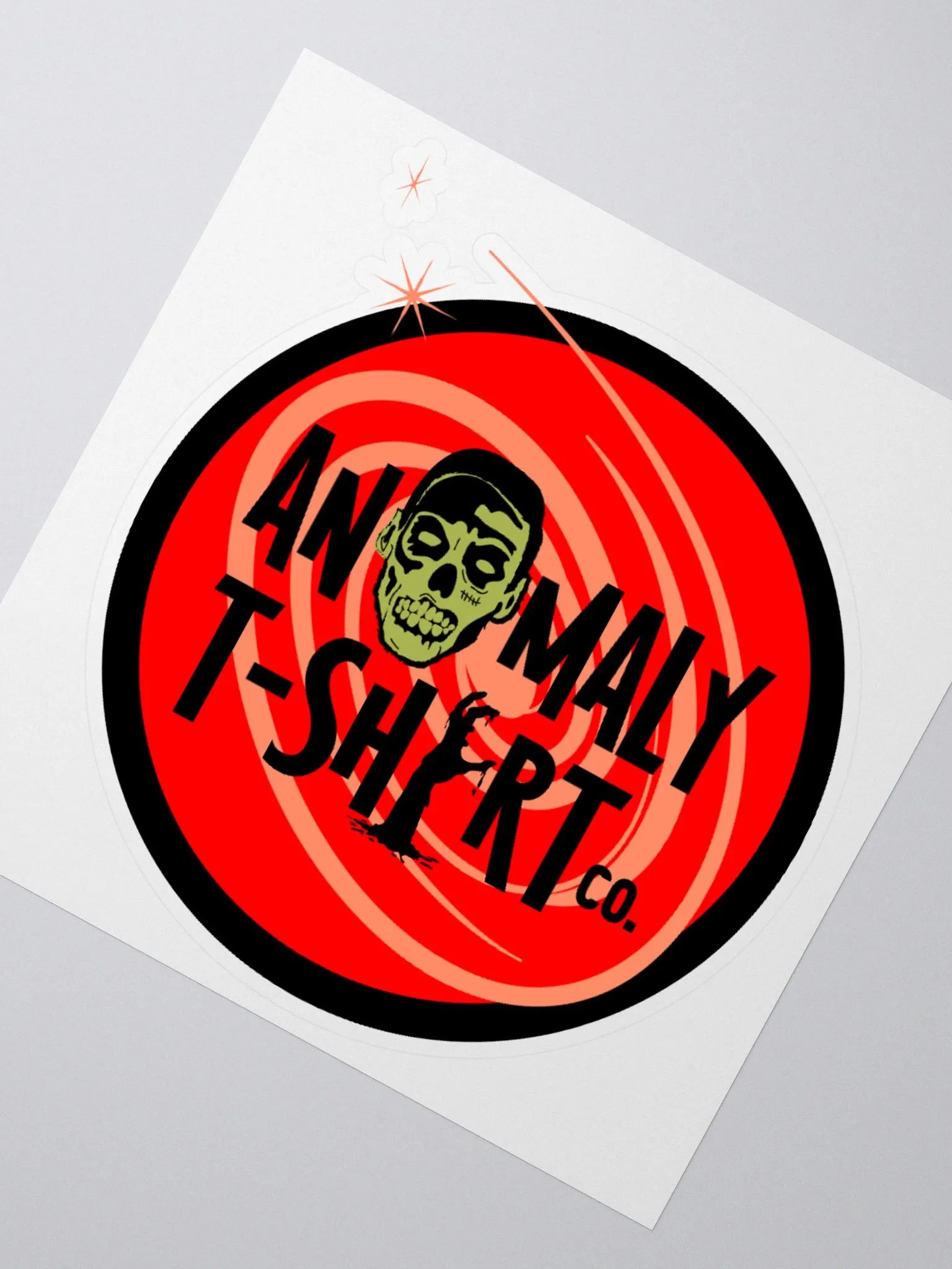 Blood Moon Zombie Kiss Cut Stickers product image (1)