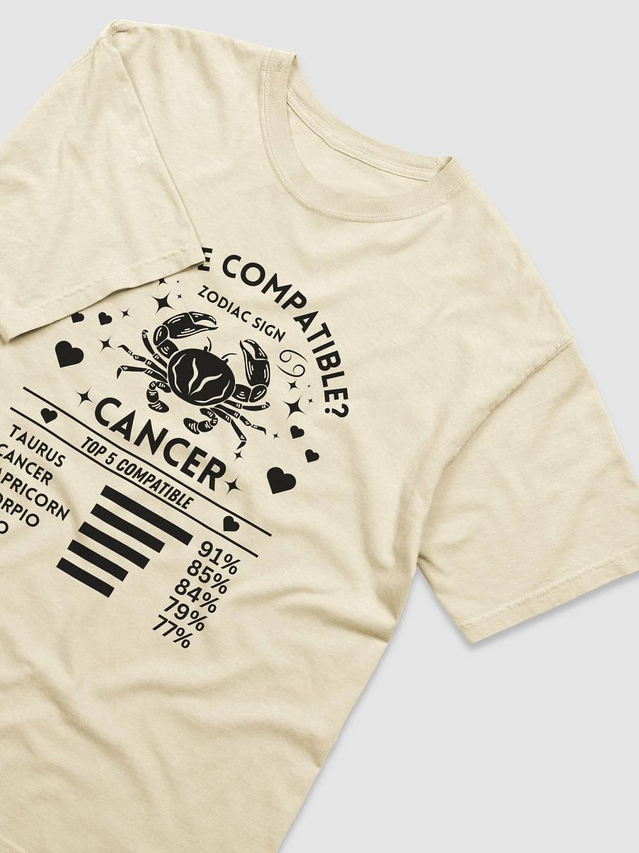 Cancer Zodiac Sign Romantic Compatibility T-Shirt - Light Comfort Colors 1717 product image (62)