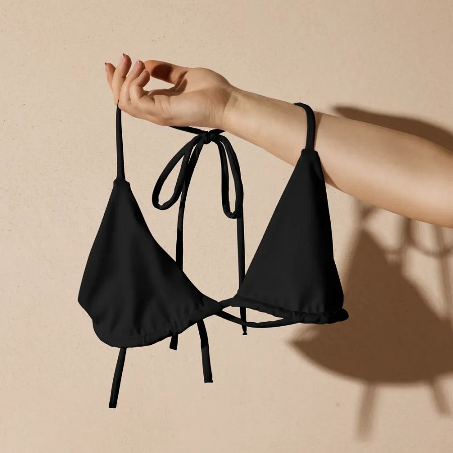 Default All-Over Print Recycled Padded String Bikini Top product image (8)
