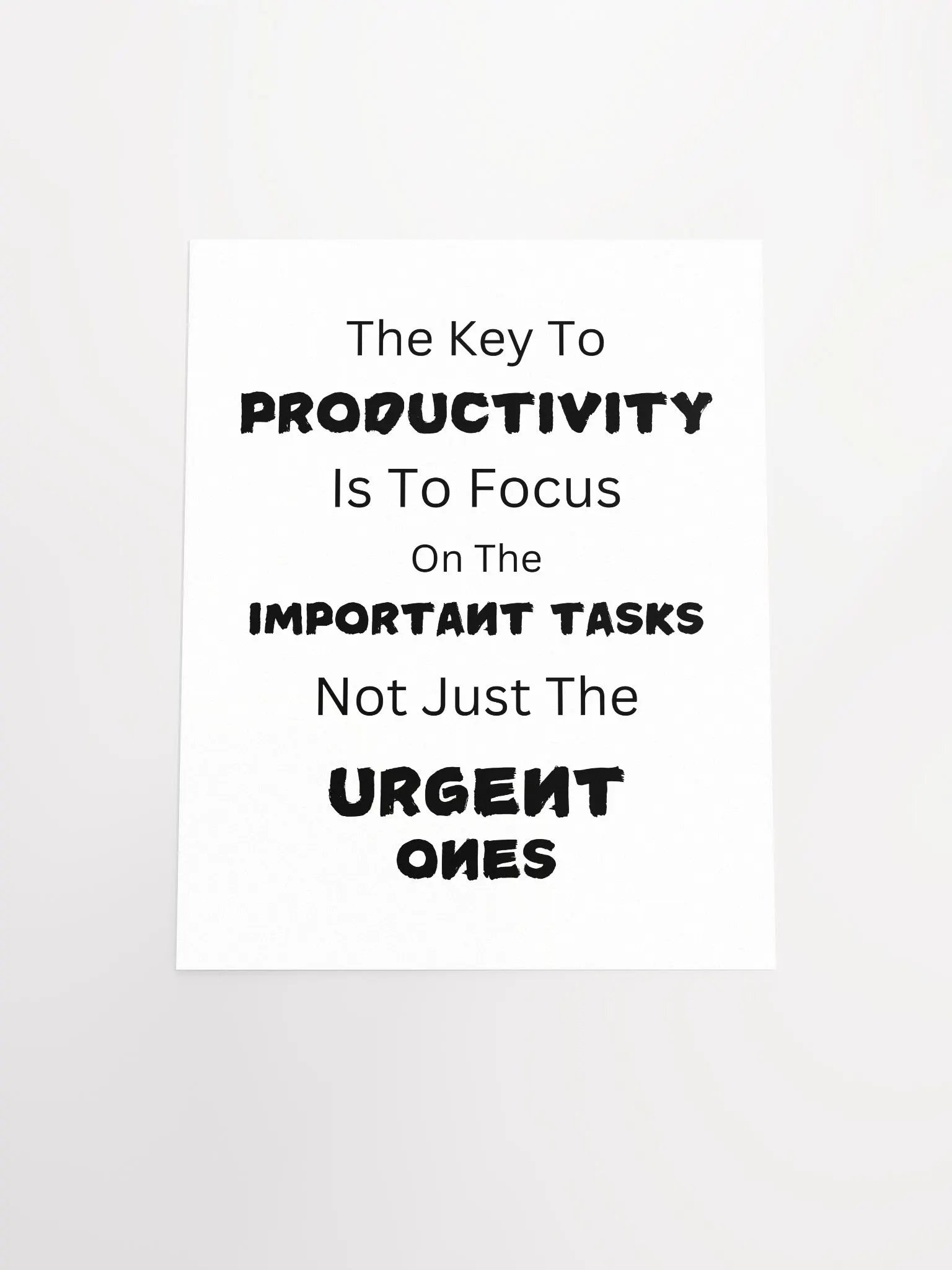 Productivity Focus Motivational Poster product image (5)