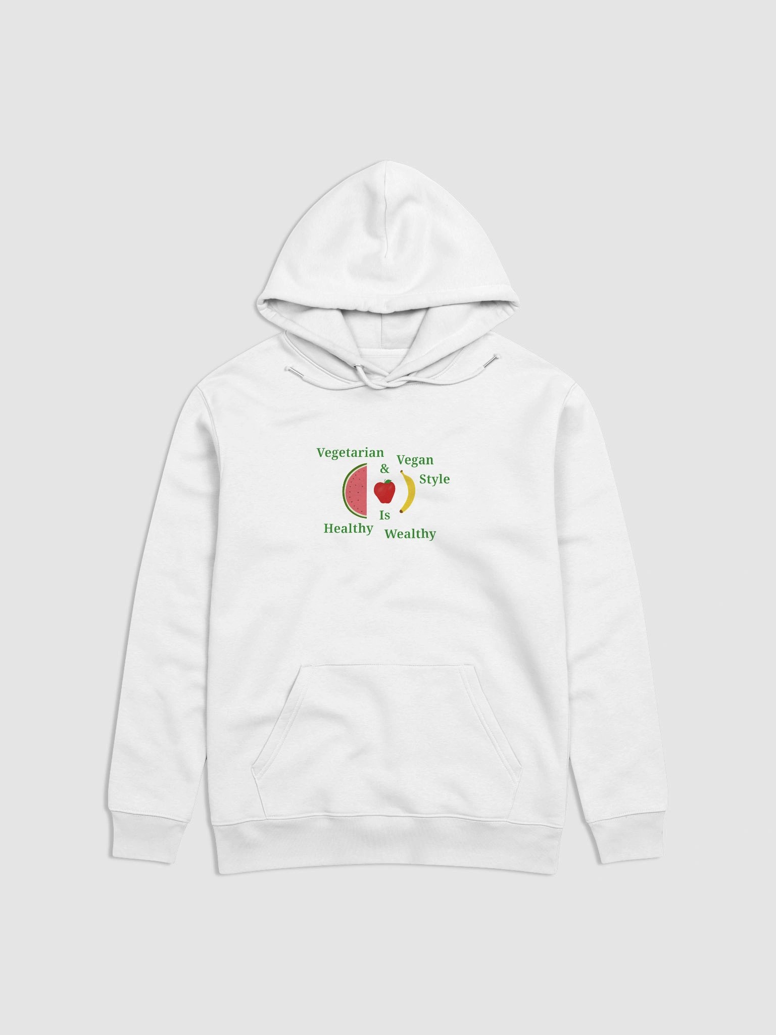 Healthy & Wealthy Vegan Hoodie product image (1)