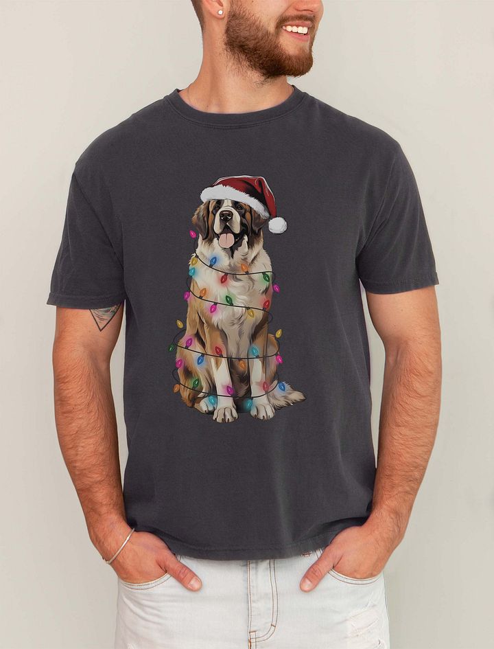 Funny Saint Bernard Christmas T-Shirt for Saint Bernard Paw-rents product image (21)