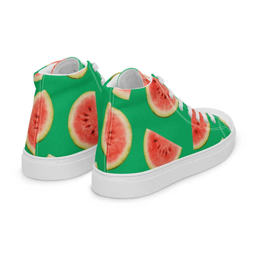 Watermelon Wonderland High Top Canvas Shoes product image (7)