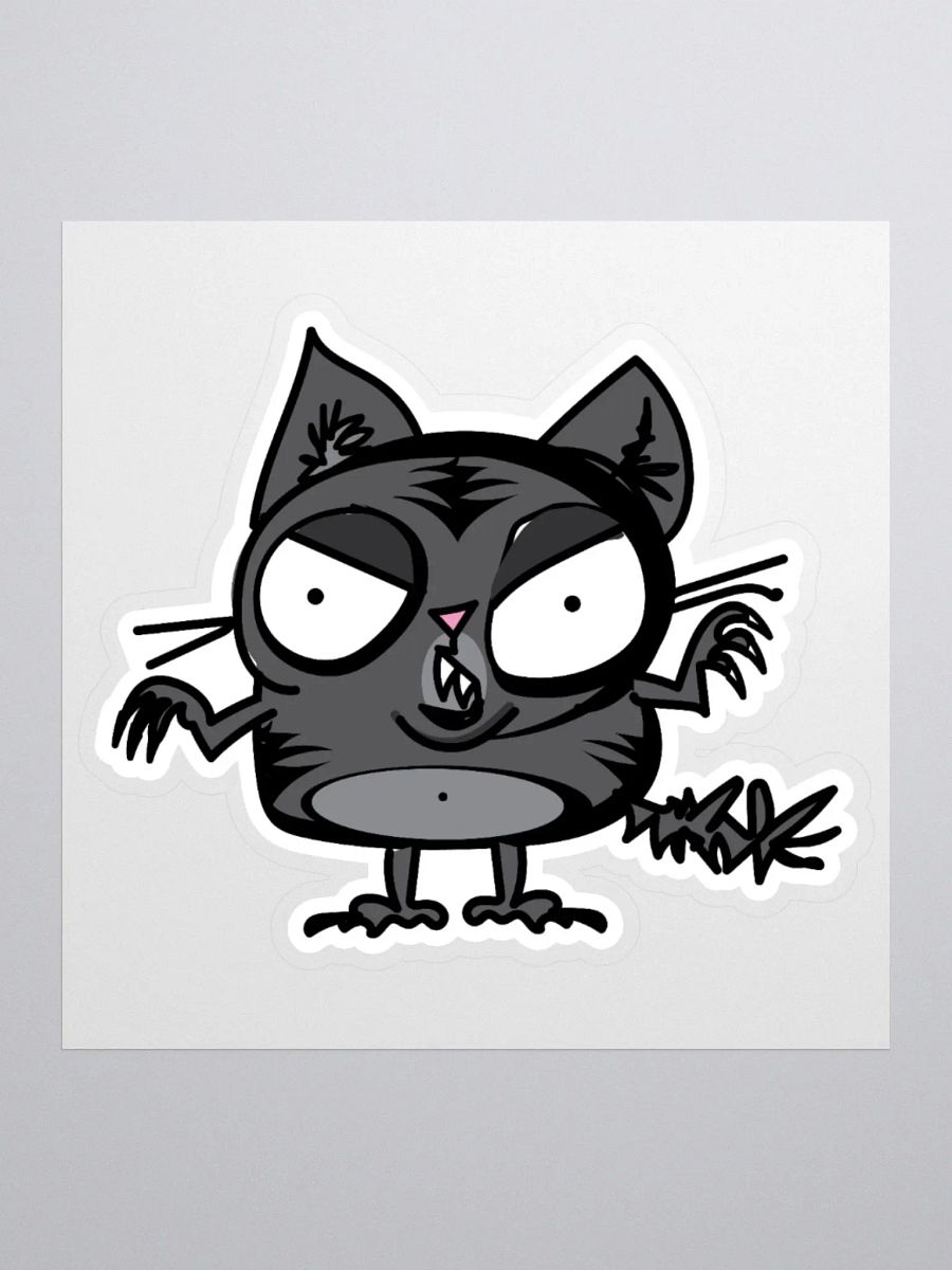 Black Cat Energy Sticker product image (1)