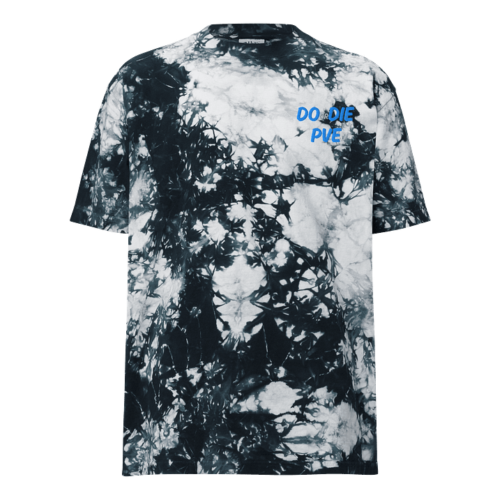 Bold Blue 'DO or DIE PVE' Tie-Dye T-Shirt product image (5)
