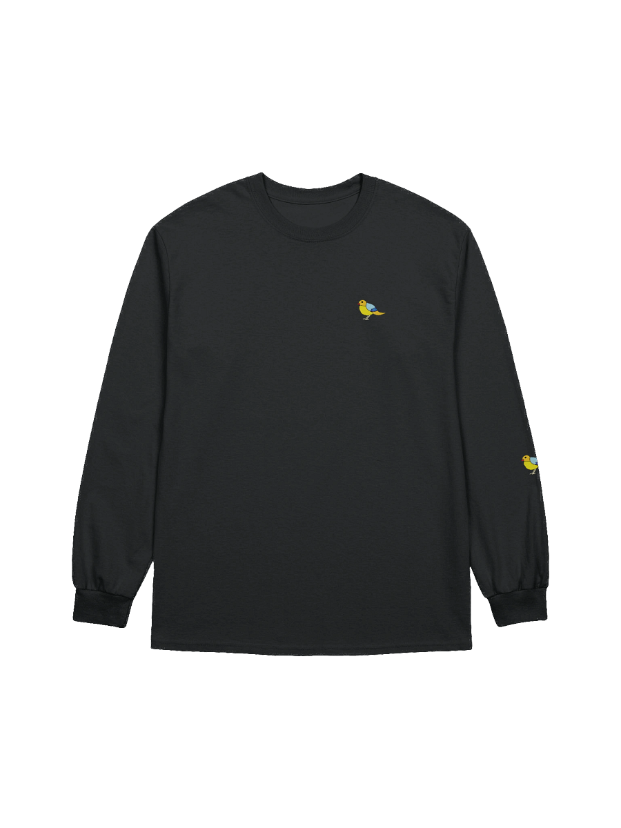 Whimsical Bird Cartoon Long Sleeve Tee product image (8)