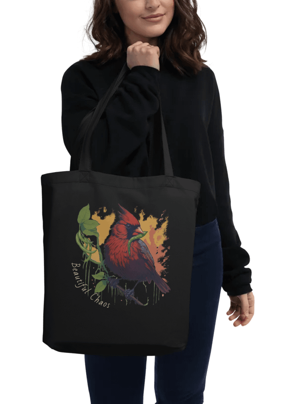 Beautiful Chaos | Green Bean Thief - Eco Friendly Tote Bag - Organic Cotton product image (3)