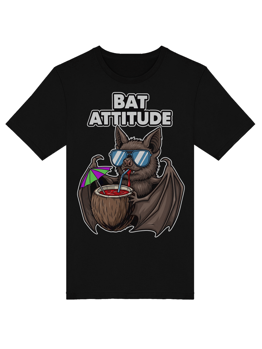 Bat Attitude Coconut Tee product image (29)