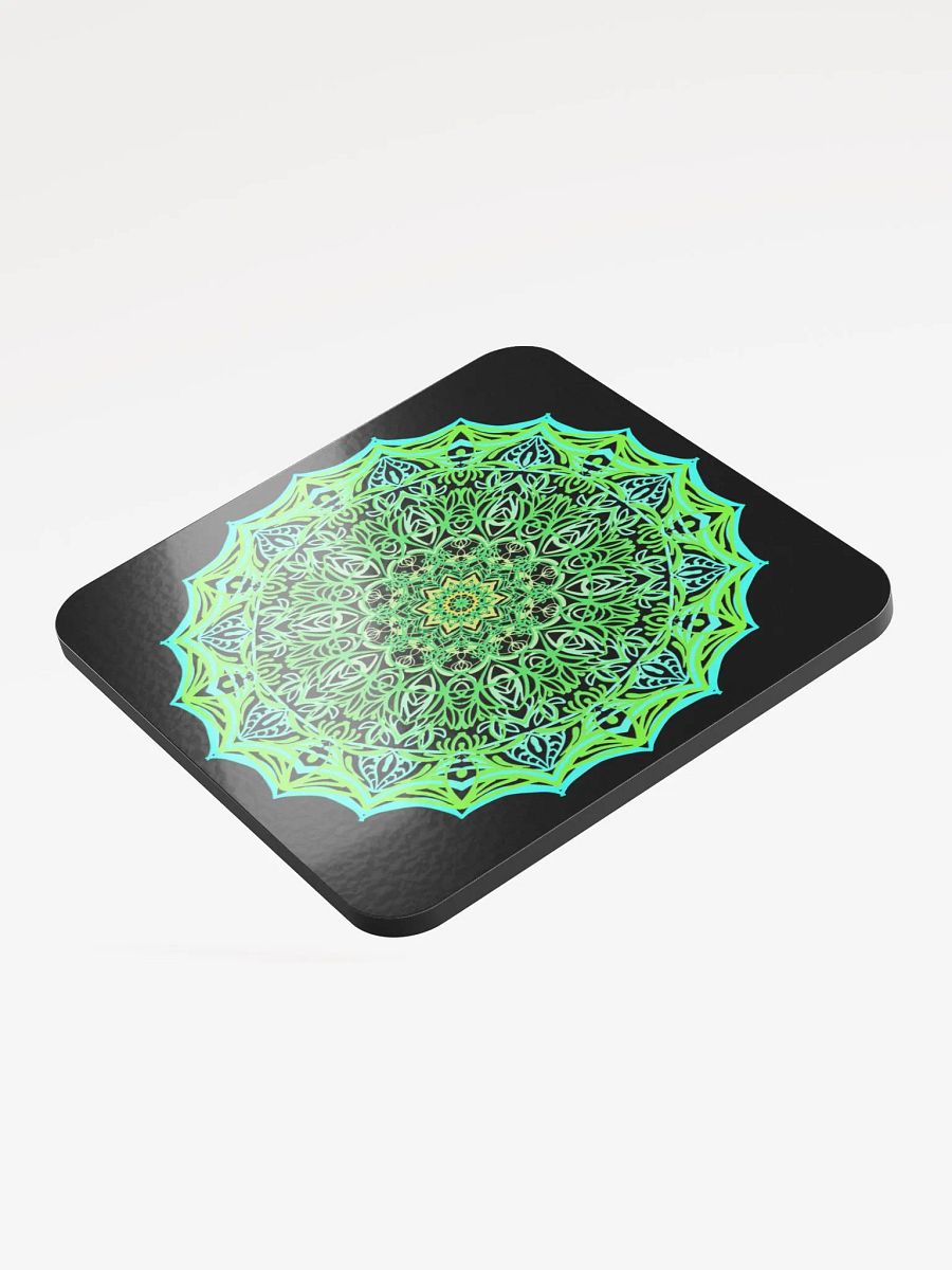 Luminous Mandala Cork Coaster product image (3)