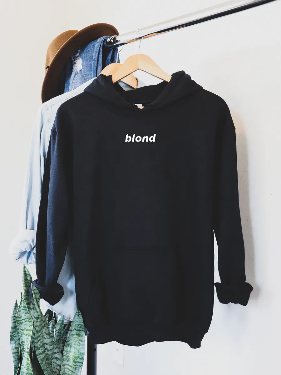 Blond embroidered hoodie store