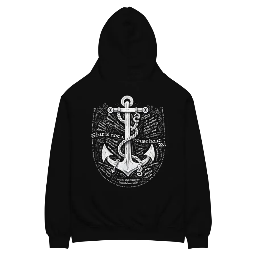 Anchored in criticism Hoodie - (Dark Colors) product image (1)