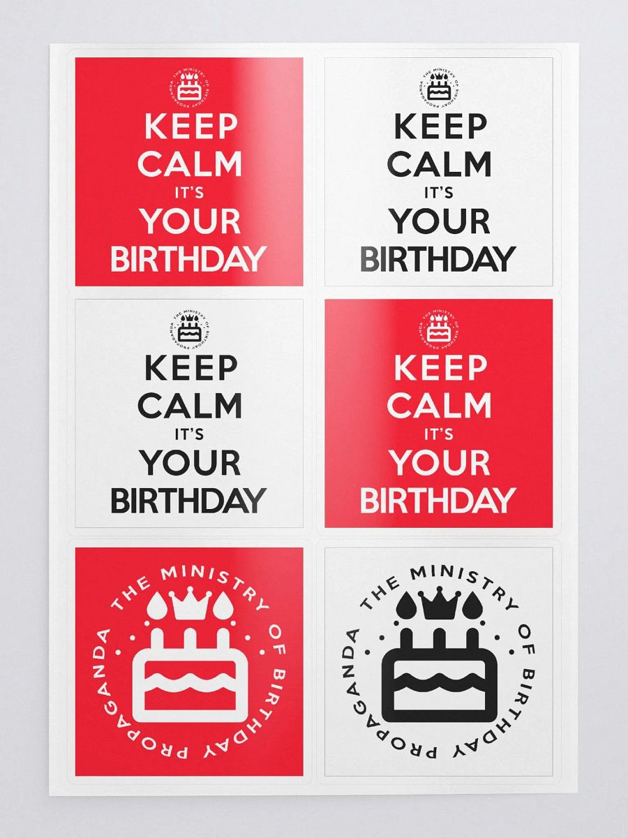 Birthday Propaganda Stickers product image (1)