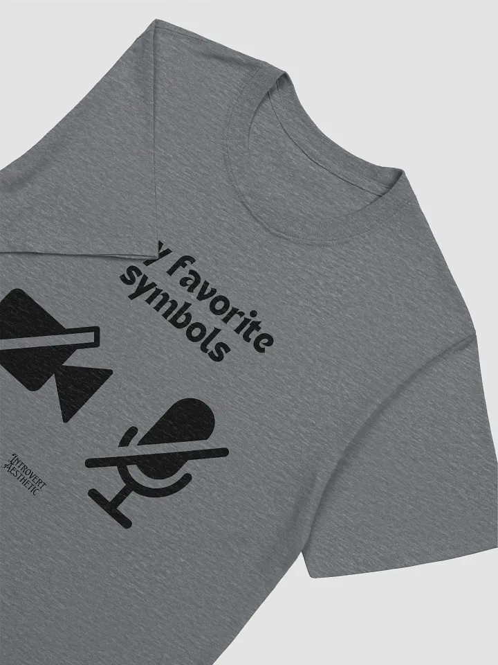 Favorite Symbols Comfort T-Shirt product image (2)
