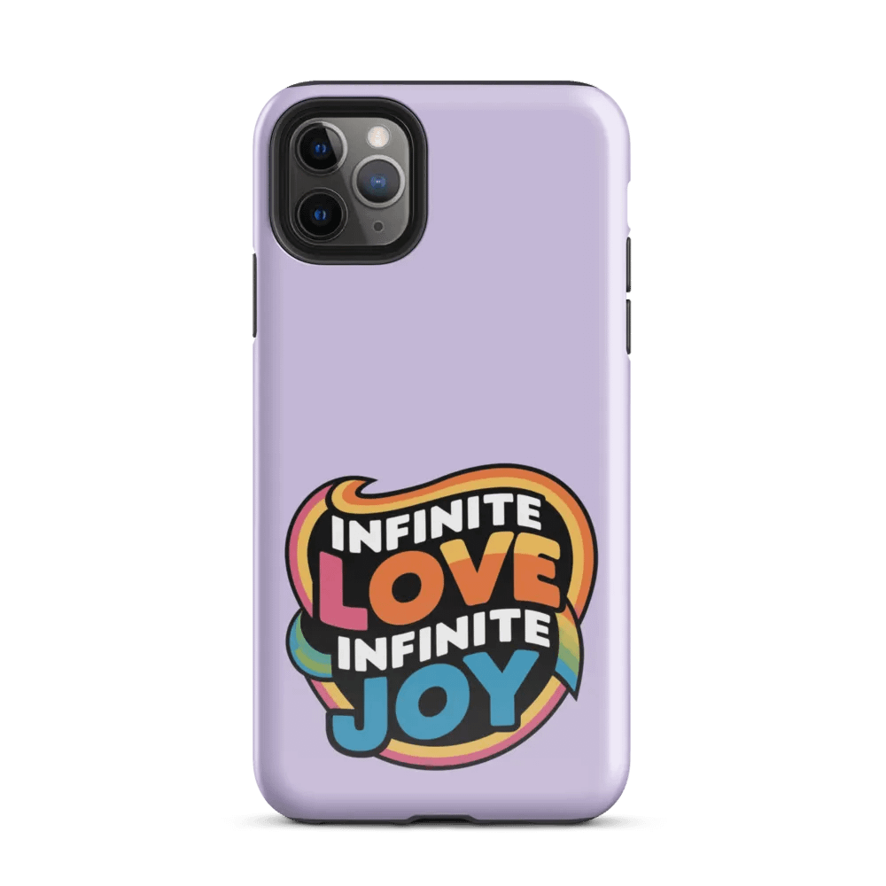 Infinite Love Infinite Joy Tough Case for Iphone (Purple) product image (2)