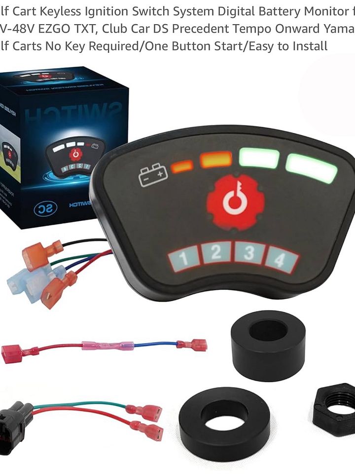 Custom touchpad keyswitch Ezgo,Club Car and Yamaha product image (1)