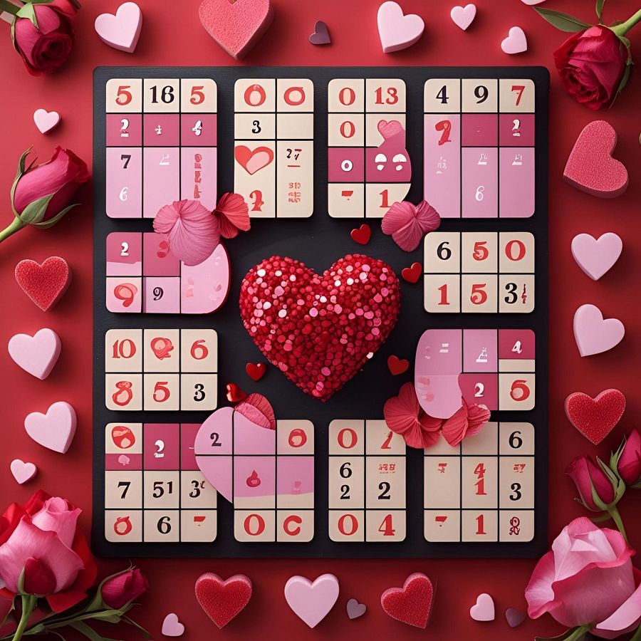 Cupid’s Challenge: Valentine Sudoku for Adults product image (1)