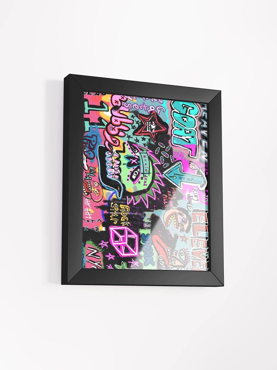 Graffiti Brain (Framed Poster) by Ross Pino product image (17)