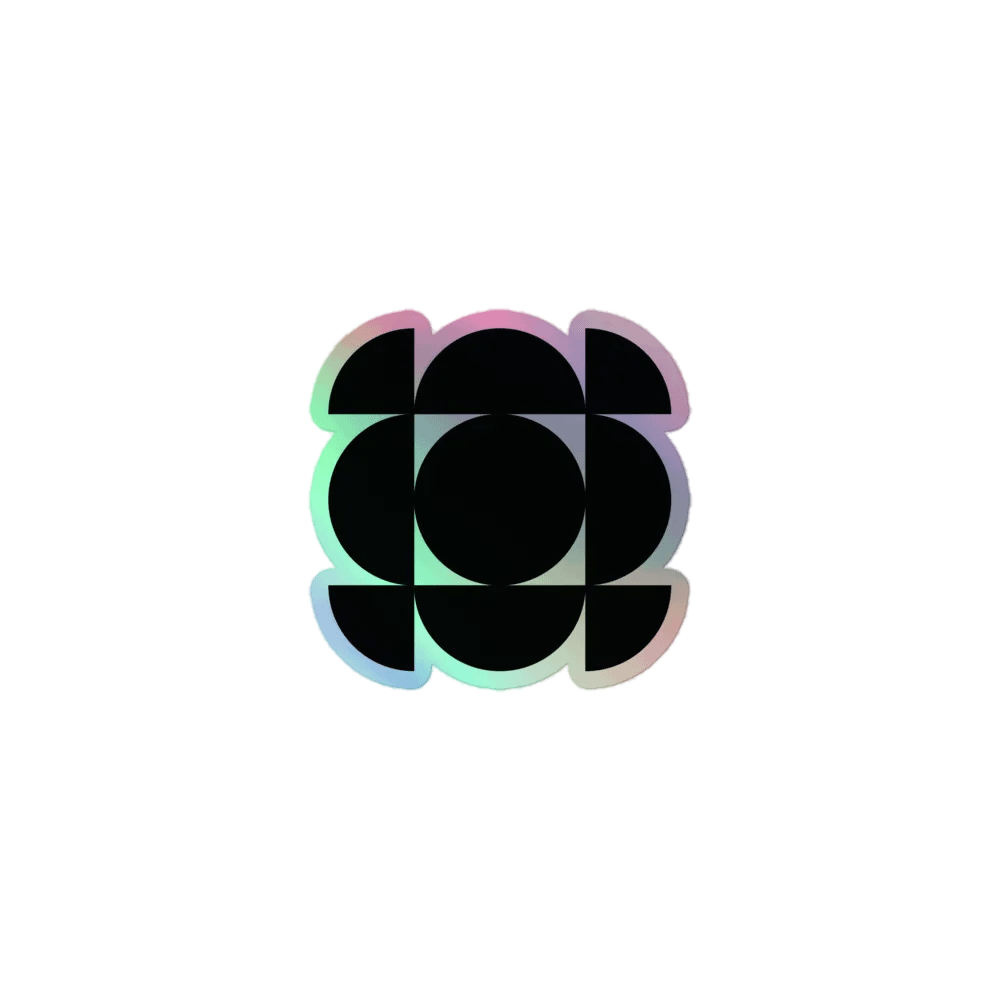 BTC! Logo Holographic Sticker product image (1)