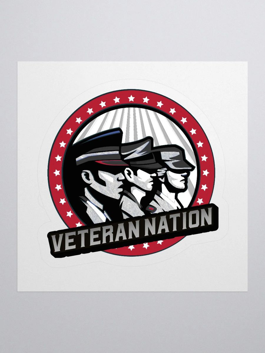 Veteran Nation Kiss Cut Stickers product image (1)