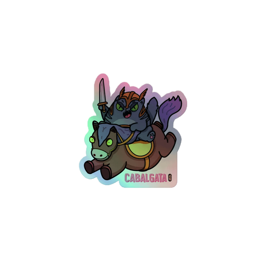 Cabalgata - Sticker (Holographic Kiss Cut) product image (1)