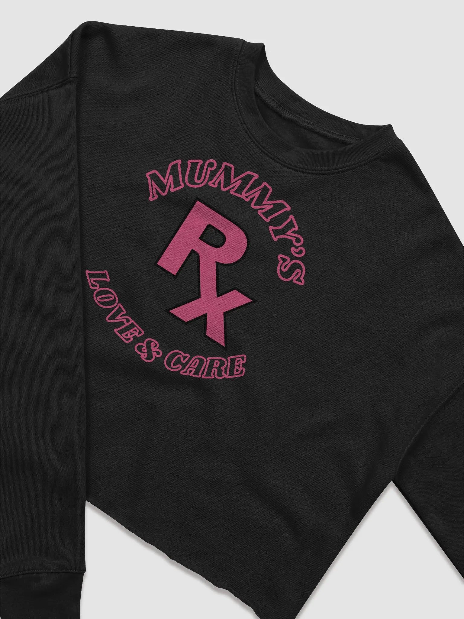 Mummy's Love & Care Pink Crop Sweatshirt product image (7)
