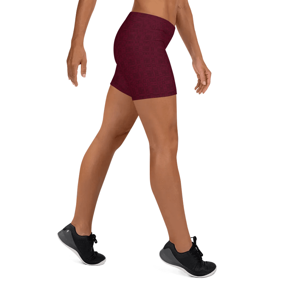 Yoga Shorts in Burgundy product image (9)