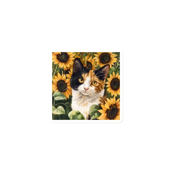 Sunflower Calico Cat Magnets product image (1)