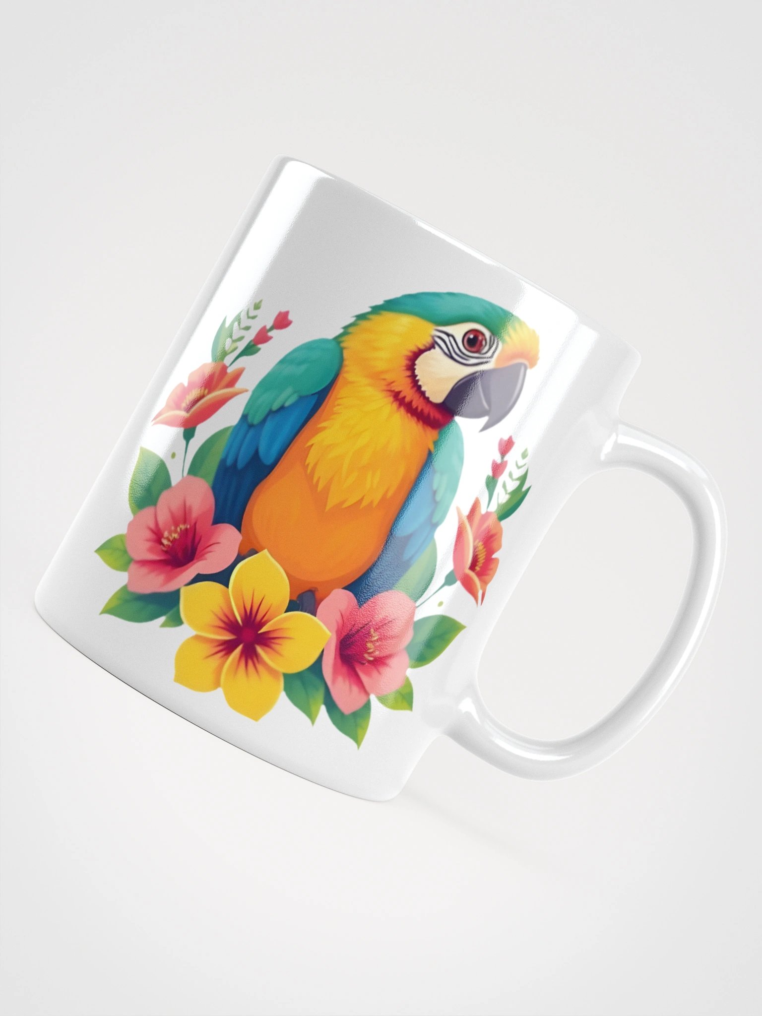 Floral Parrot Mug product image (11)