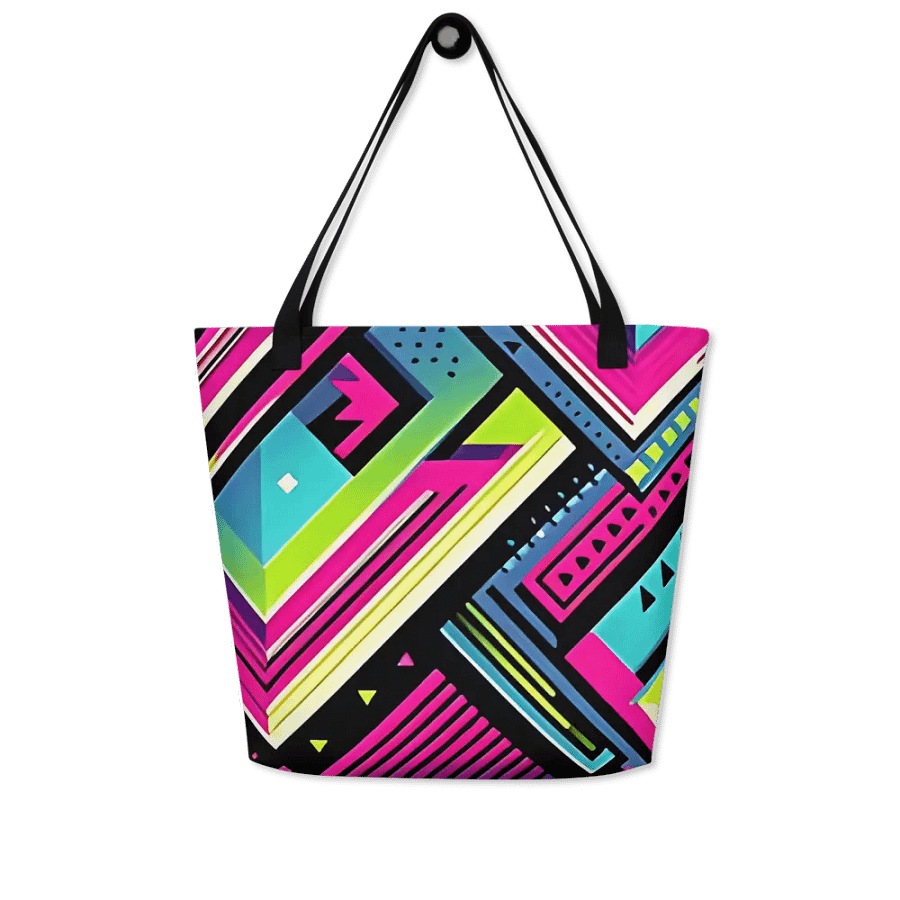 Neon Pop Art Tote Bag product image (6)