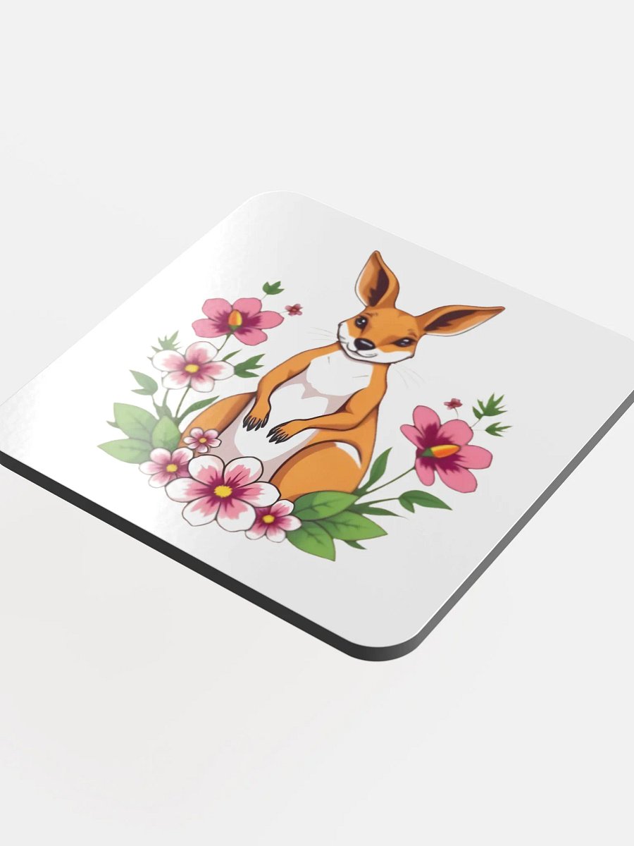 Floral Kangaroo Cork Coaster product image (4)