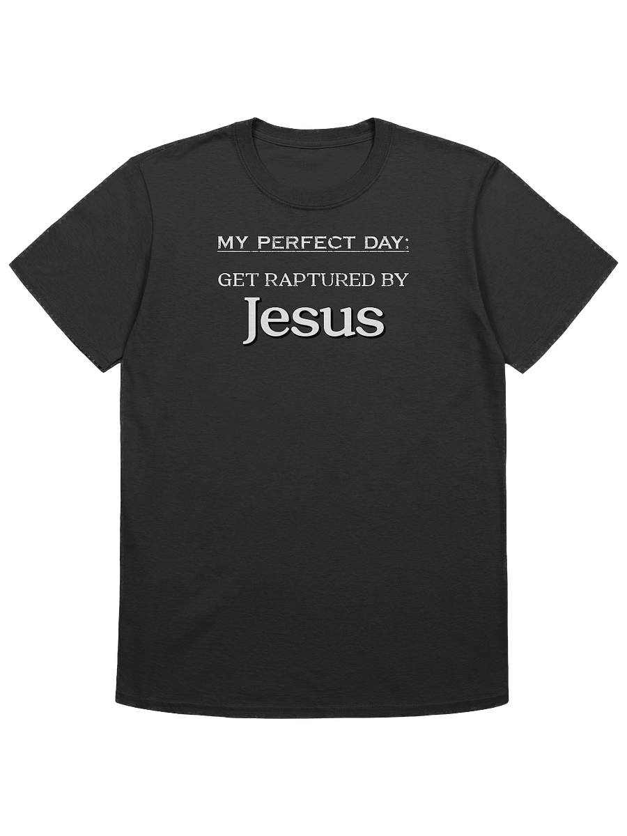 My Perfect Day: Get Raptured By Jesus T-Shirt product image (1)