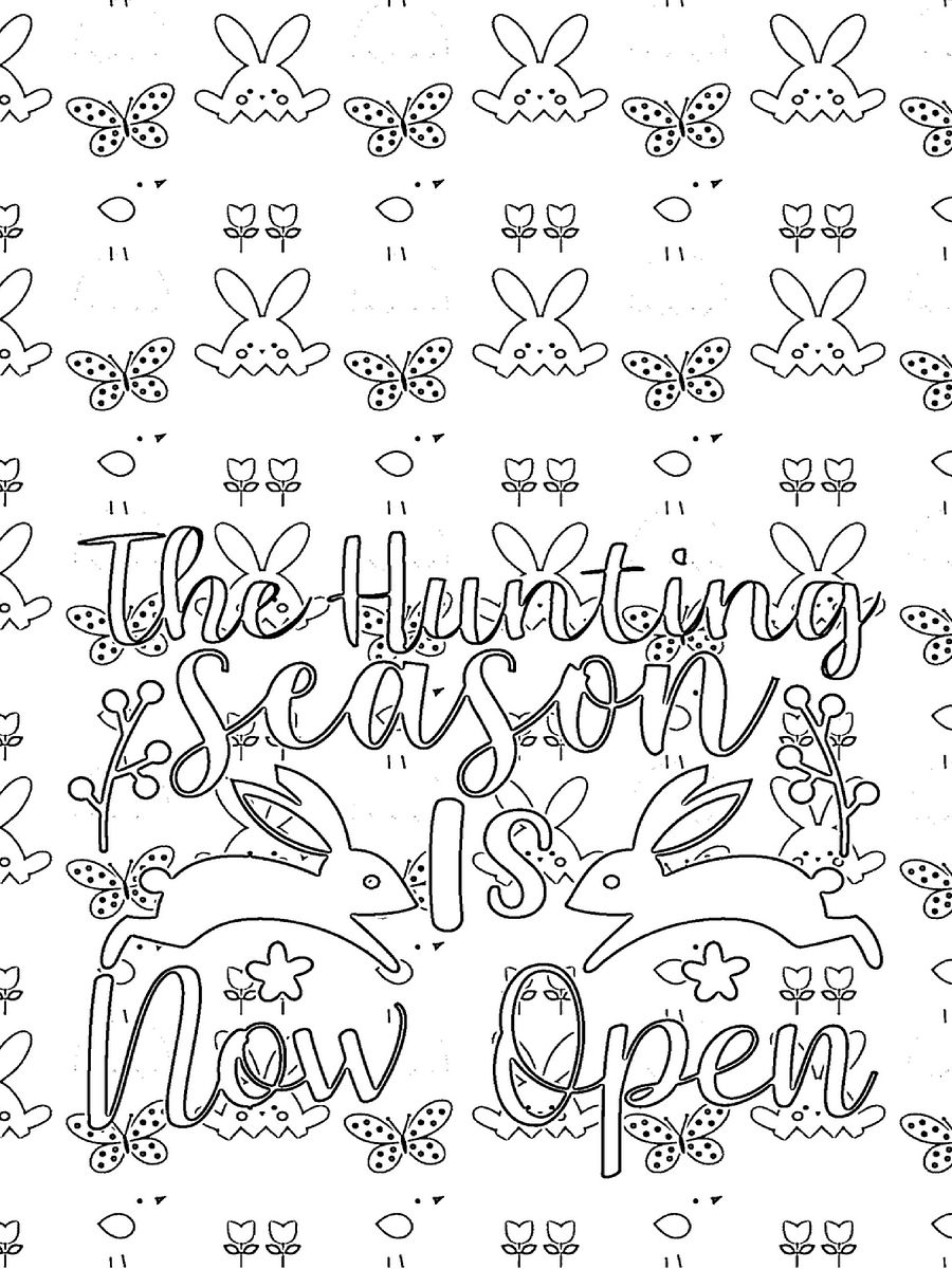 Easter Quotes Coloring Pages for Adults-60 Quotes product image (2)
