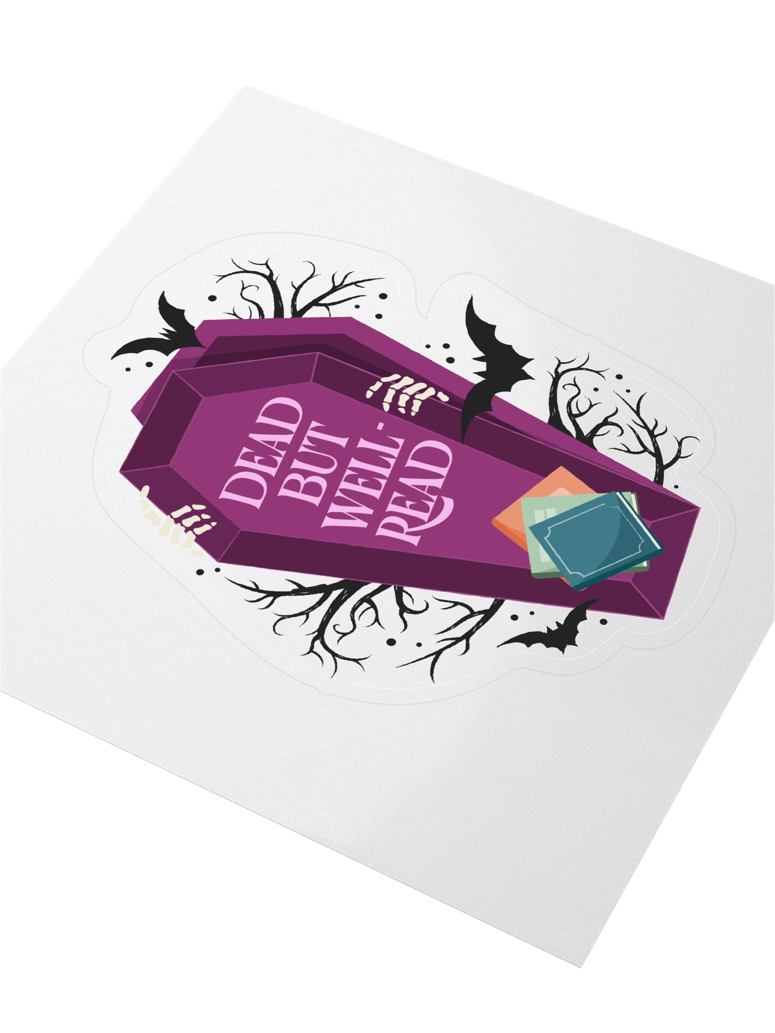 Dead But Well-Read Stickers product image (3)