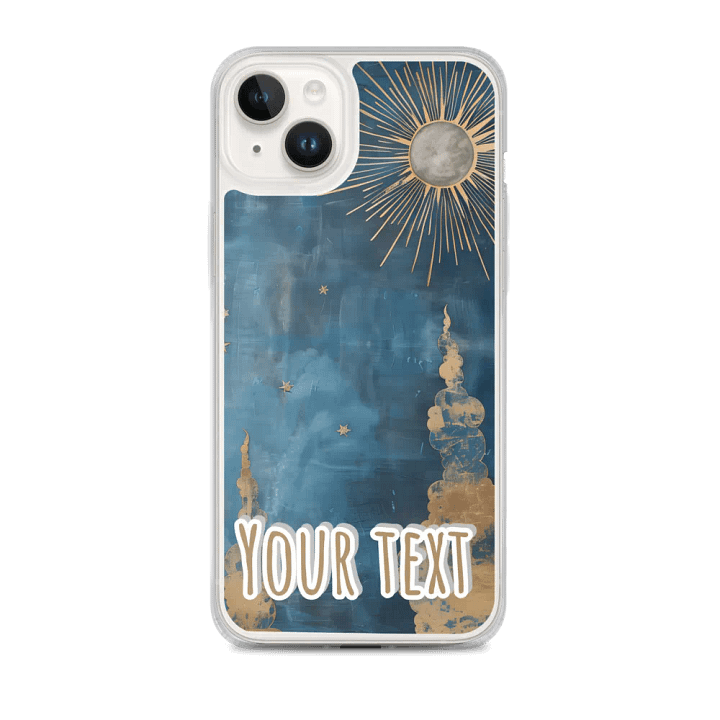 Celestial Moon Zodiac MagSafe® Clear Case product image (1)