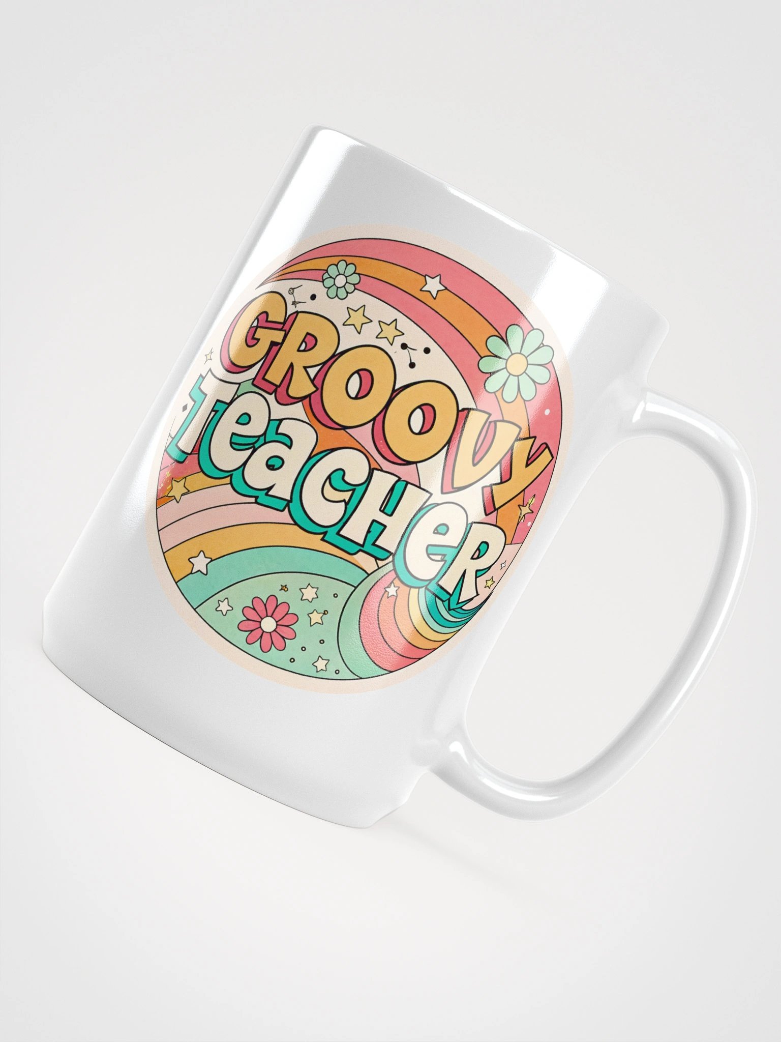 Groovy Teacher Retro Mug product image (4)