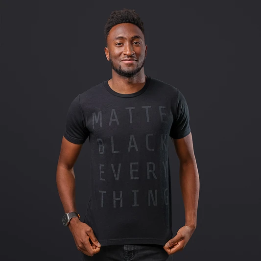 Matte Black Everything T-Shirt product image (1)