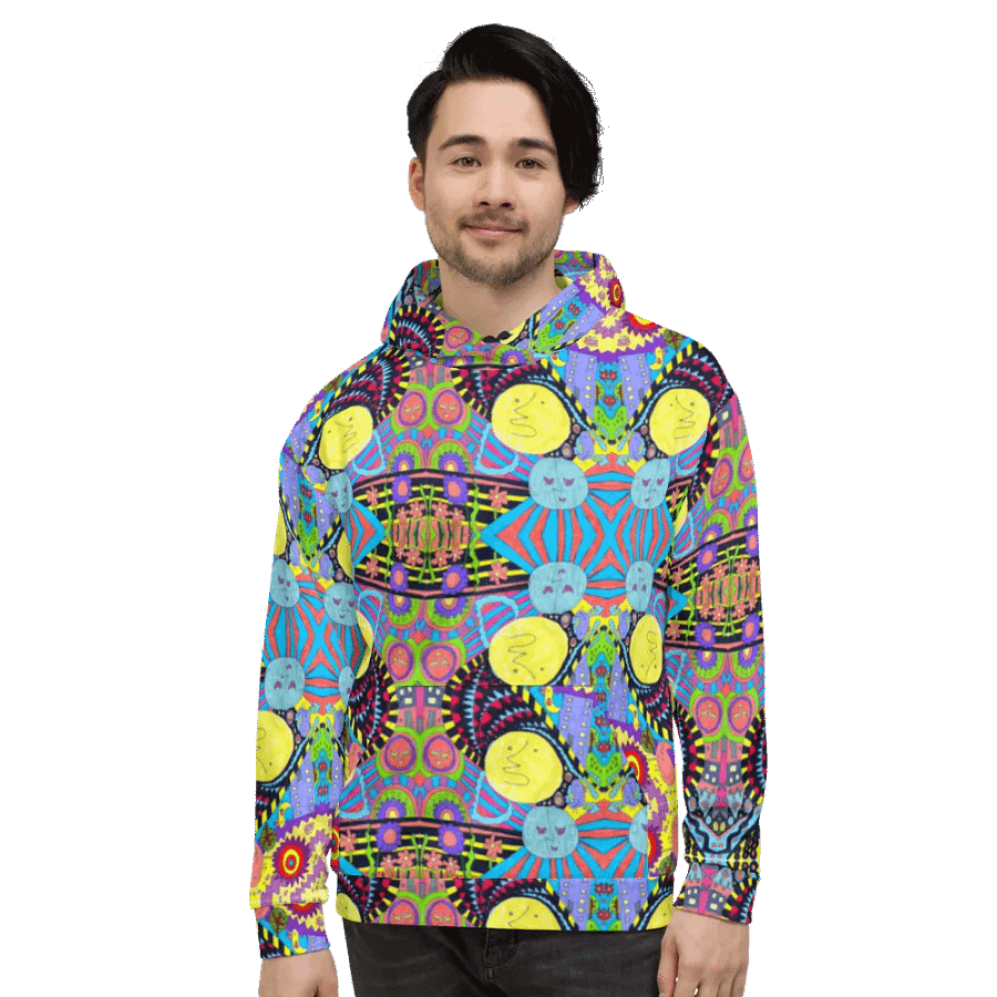 Abstract Dream Fantasy Design Unisex Pull Over Hoodie product image (4)