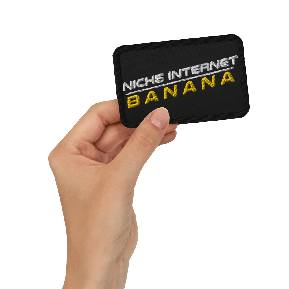 Niche Internet Banana Sew-on Patch product image (2)