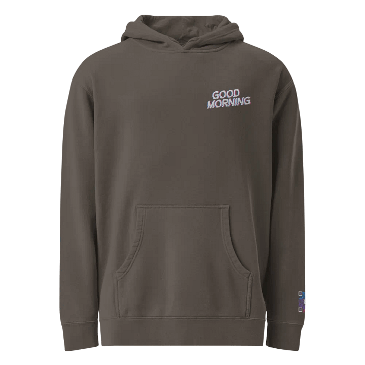 Good Morning Embroidered Hoodie product image (1)
